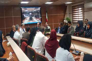 مراسم میلاد با سعادت حضرت فاطمه زهرا (س) و تقدیر از پرستاران نمونه بیمارستان توانبخشی رفیده